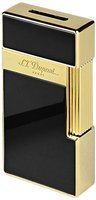 Zigarrenzubehör Feuerzeug  S.T. Dupont Lack schwarz / gold (025002)