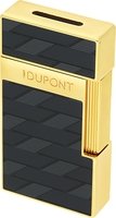 Zigarrenzubehör Feuerzeug  S.T. Dupont 1872 grau Monogramm (025079)