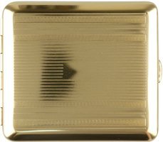 Zigarrenzubehör Etui  Classic 18er messing Streifen (602801)