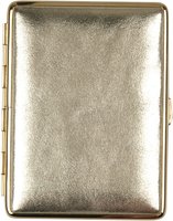 Zigarrenzubehör Etui  Classic 18er Slim Leder silberfarben (612951)