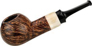 Pfeifen Freehand Pfeifen  Brentegani Pipes Apple glatt braun (Nr. 9)
