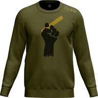 Zigarrenzubehör Merchandise  Ciguerilla Sweater oliv schwarze Faust (Gr. XL)