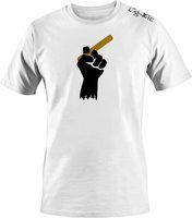 Zigarrenzubehör Merchandise  Ciguerilla Shirt weiß schwarze Faust (Gr. XL)