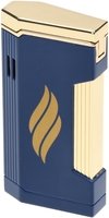 Zigarrenzubehör Feuerzeug  Kopp Doubleflame blau gold