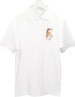 Pfeifenzubehör Merchandise  Mastro de Paja Polohemd weiß Motiv 2 Größe S