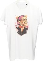 Pfeifenzubehör Merchandise  Mastro de Paja Shirt weiß Motiv 3 Größe L