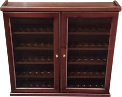 Pfeifenzubehör Pfeifenschrank  Lubinski Mahogany showcase for 75 pipes C5075)