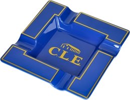 CLE Ashtray Blue Plastic