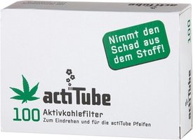 ActiTube Pipe Filter Charcoal 8mm 100 pcs (640990)