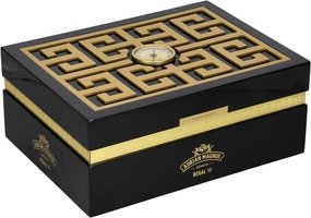 Zigarrenzubehör Humidor  Adrian Magnus Regal Black/Black (for ca. 50 Cigars)