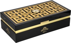 Zigarrenzubehör Humidor  Adrian Magnus Regal Black/Black (for ca. 100 Cigars)