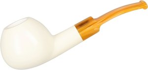 White Pipes Meerschaum Diplomat