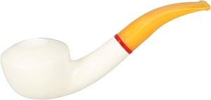 Pfeifen Freehand Pfeifen  White Pipes Bent Rhodesian