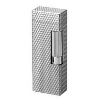 Zigarrenzubehör Feuerzeug  Dunhill Diamond Pattern Palladium Plate RLD1339