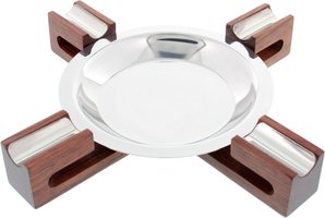 Zigarrenzubehör Aschenbecher  Guy Janot 4er Cigarrenascher Elite Bubinga (7235)