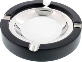 Zigarrenzubehör Aschenbecher  Guy Janot 4er Ascher rund schwarz (7106)