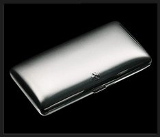 Zigarrenzubehör Etui  Sillems 8er 925er Sterling Silber (1105)