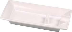 Zigarrenzubehör Aschenbecher  Classic Keramik weiß mit 1 Ablage (513295)