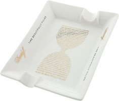 Zigarrenzubehör Aschenbecher  Davidoff Time beautifully filled weiß