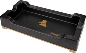 Zigarrenzubehör Aschenbecher  Davidoff Melaminharz  Schwarz