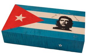 Zigarrenzubehör Humidor  Elie Bleu Sykomore Maserung Blau (für 100 Zigarren)