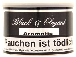 Tabak Pfeifentabak  Black & Elegant Aromatic 100g Dose