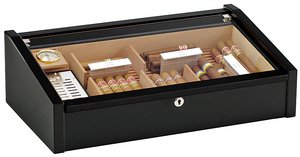 Zigarrenzubehör Humidor  Adorini Deluxe Black (1227)