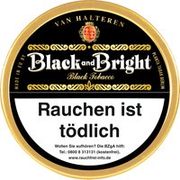 Tabak Pfeifentabak  Van Halteren Black and Bright 100g Dose