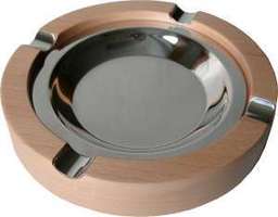 Zigarrenzubehör Aschenbecher  Guy Janot 4er Ascher rund Buche (7006)