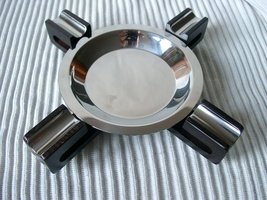 Zigarrenzubehör Aschenbecher  Guy Janot 4er Cigarrenascher Buche dunkelbraun (7335)