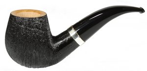 Pfeifen Freehand Pfeifen  L'Anatra Schwarz gebürstet - Modell (R2/19)