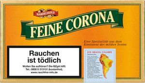 Zigarren Deutschland  Handelsgold Feine Corona No. 454   (25er Packung)