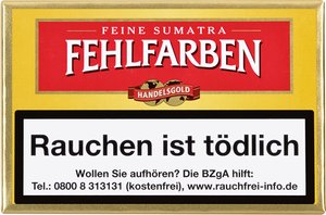 Zigarillos Deutschland  Handelsgold Feine Fehlfarben No. 373 F