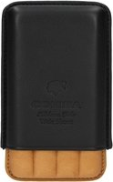Cohiba Cigar Cases Wide Short Leather Etui for 4 Cigars