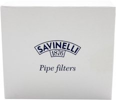 Savinelli Pfeifenfilter 9mm Aktivkohle Minibox (30 Stück) (16967)