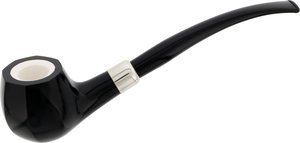 Vauen Churchwarden pipes Schwarz Modell 3614 Meerschaumeinsatz KURZES Mundstück