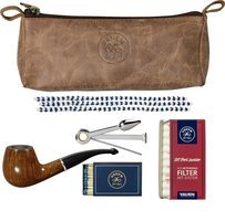 Vauen Pfeifenset Starter #2 – Braun, gebogen, Apple (9061)