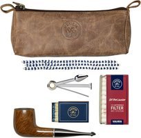 Vauen Pfeifenset Starter #3 – Braun, gerade (9086)