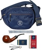 Vauen Pfeifenset Outdoor #1 – Braun, gebogen (3337)