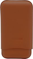 Martin Wess gigante leather cigarcase collection 3er smooth natural (570) (12699)