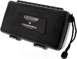 Zigarrenzubehör Humidor  CIGARWORLD Schwarz (Für 10 Zigarren)