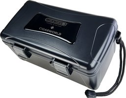 Zigarrenzubehör Humidor  CIGARWORLD Schwarz (Für 15 Zigarren)