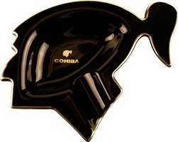 Zigarrenzubehör Aschenbecher  Cohiba Kopf Schwarz (6397750)