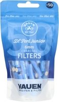 Vauen Dr. Perl Junior Aktivkohlefilter 6mm The Blue Ones (50 Stk.)
