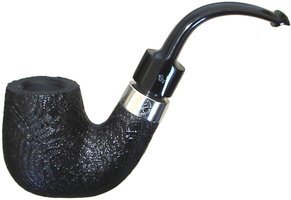 Pfeifen Serienpfeifen  Peterson Sandblast Bent - Lippenbiss (14004) II-Wahl