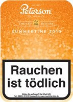 Tabak Pfeifentabak  Peterson Summertime 2019 100g Schmuckdose