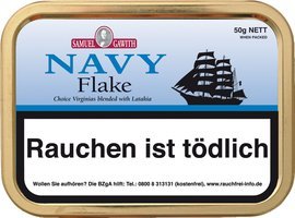 Tabak Pfeifentabak  Samuel Gawith Navy Flake 50g