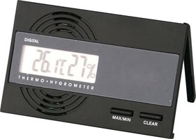Zigarrenzubehör Humidorzubehör  Classic schwarz digitaler Hygro- und Thermometer (596551)