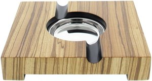 Guy Janot Ashtray Wood Zebrano (7520) hell