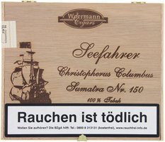Woermann Cigars Seefahrer 100% Tabak Corona Christopherus Columbus Sumatra No. 150
